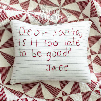 Dear Santa Pillow