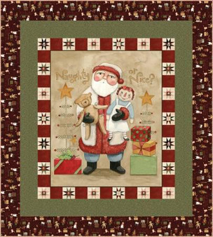 Naughty or Nice Panel Quilt Kit
