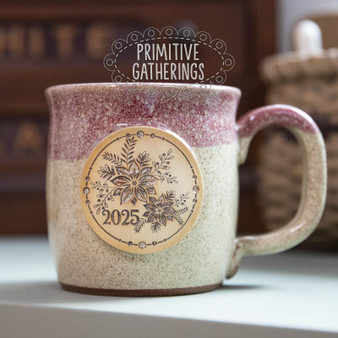 Primitive Gatherings 2025 Holiday Mug-Strawberry Shortcake PREORDER ($29.50)