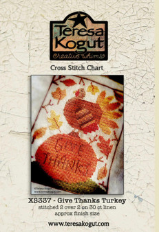 Give Thanks Turkey Cross Stitch