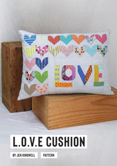 Love Cushion Pattern by Jen Kingwell