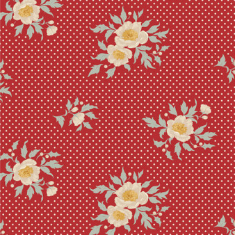 Tilda Merry Little Christmas 100624 Joy Red One Yard