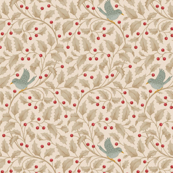 Tilda Merry Little Christmas 100636 Holly Clay One Yard