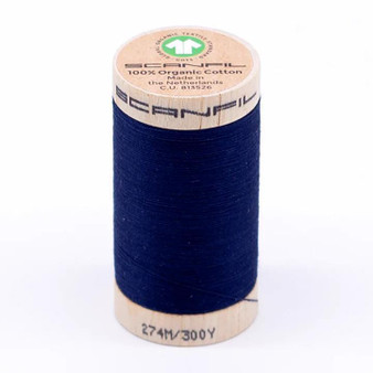 Bellwether Blue 30wt Organic Cotton Thread 300Yd