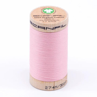 Crystal Pink 30wt Organic Cotton Thread 300Yd