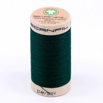 Galapagos Green 30wt Organic Cotton Thread 300Yd