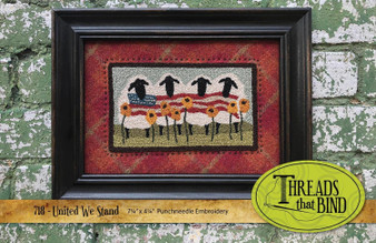 United We Stand Punch Needle #718