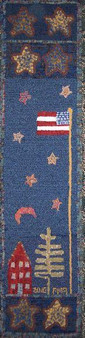 Star Spangled Banner Rug Hooking Kit by Carol Endres