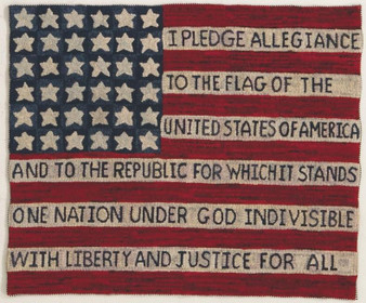 Pledge Flag Rug Hooking Kit by Polly Minick