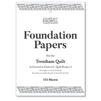 Foundation Paper for the Trentham Quilt by Jen Kingwell