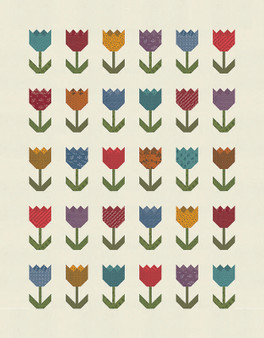 Tulip Farm Quilt Kit PREORDER ($159.80)