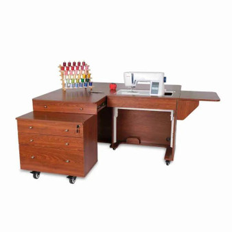 Kangaroo and Joey Sewing Cabinet with Hydraulic Lift
