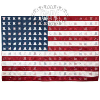 Grand Old Flag Quilt Kit and Pattern PRI-2242 PREORDER ($298.40)