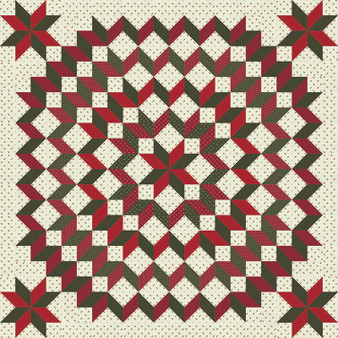 Christmas Kaleidoscope Quilt Kit PREORDER