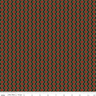 Northern Christmas C17834 Black One Yard