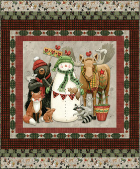 Northern Christmas P17837 Panel One Yard