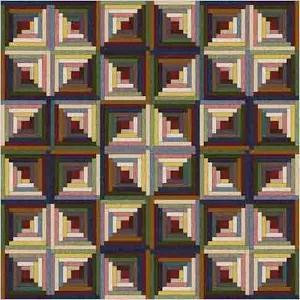 Weathered Logs Quilt Pattern