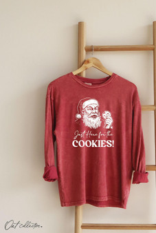 Just Here for the Cookies Holiday 2026 Long Sleeved T-Shirts PREORDER