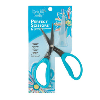 Karen Kay Buckley Perfect Scissors Blue 6in