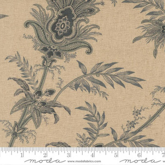 Breathtaking Blues Linen 44401 11L One Yard