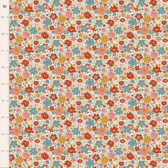 Tilda Village Life 100681 Esther Warm Cream One Yard