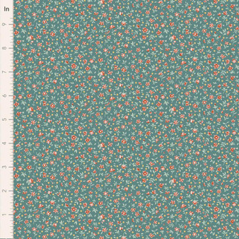 Tilda Village Life 110178 Mae Teal One Yard