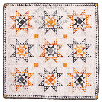Monthly Minis QAL Quilt #27 Nine Autumn Stars PRI-2269 DOWNLOAD