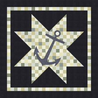 Anchors Away Quilt Kit with Anchor Applique