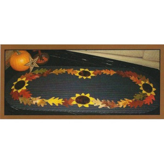 Sunflowers & Leaves Runner Pattern PRI-307