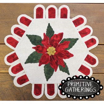 PRI-631 Poinsettia Table Mat