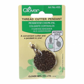 Clover Thread Cutter Pendant-Antique Gold