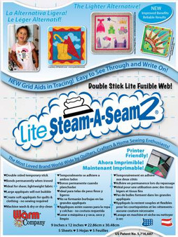 Lite Steam A Seam 2-5 sheet package