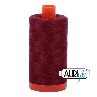 Aurifil 50 wt. 2460-Dark Carmine Red