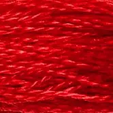 DMC Embroidery Floss 8M 117-666 Bright Red