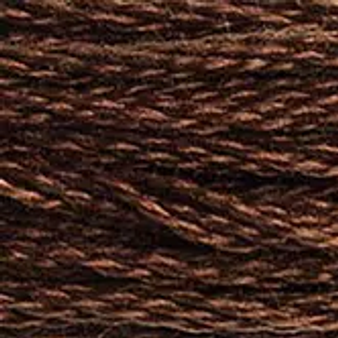 DMC  Embroidery Floss 8M 117-898 Very Dark Coffee Brown