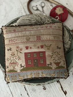 Rose Cottage Sampler Pinkeep