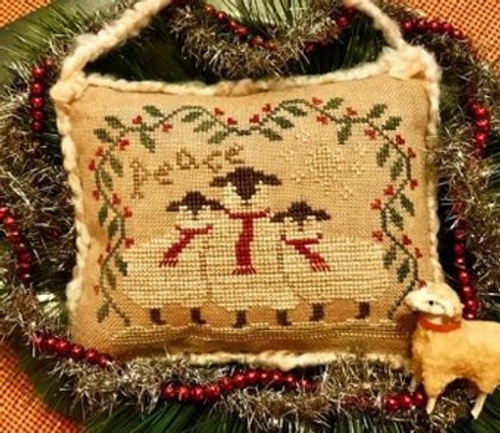 Wishing Ewe Christmas Peace Cross Stitch