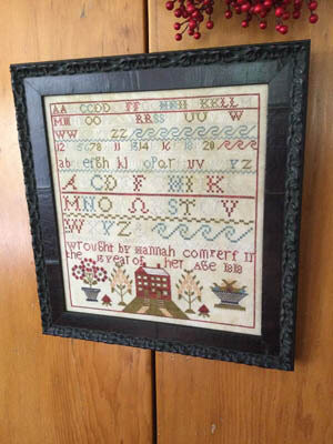 Hannah Comperf 1818 Sampler