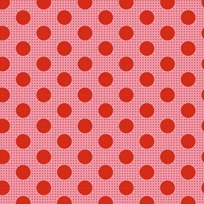 Tilda Medium Dots 130028 Salmon One Yard