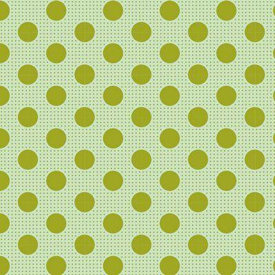 Tilda Medium Dots 130011 Green One Yard