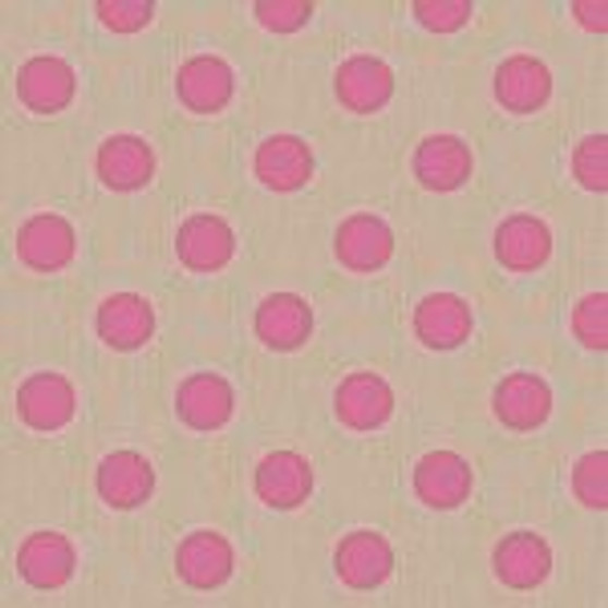 Tilda Chambray Dots 160054 Pink One Yard