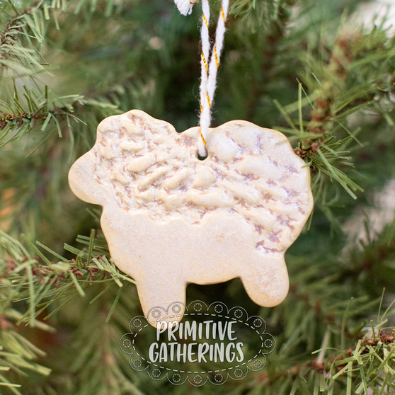 Ceramic Sheep Ornament