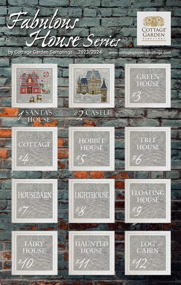 Fabulous House Series Cross Stitch Block of the Month