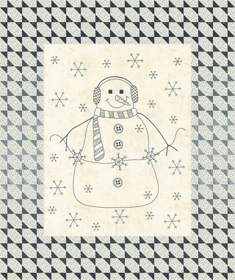 Sam the Snowman Quilt Kit PREORDER