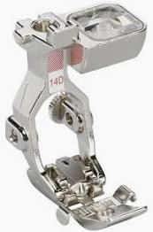 Bernina zipper foot w/guide #14D