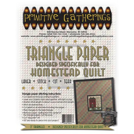 Triangle Paper for Homestead Quilt PRI-217