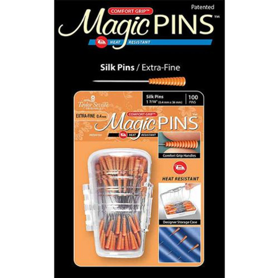 Taylor Seville Magic Pins Silk  Extra Fine 100 ct.