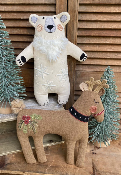 Holiday Friends-Reindeer and Polar Bear