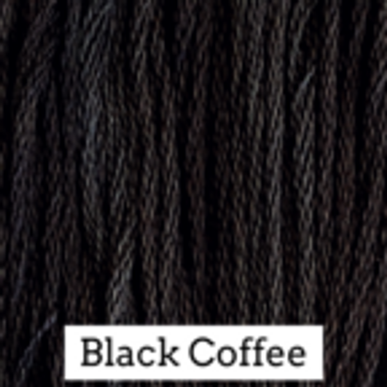 Classic Colorworks Hand Dyed Floss 5 yds Black Coffee
