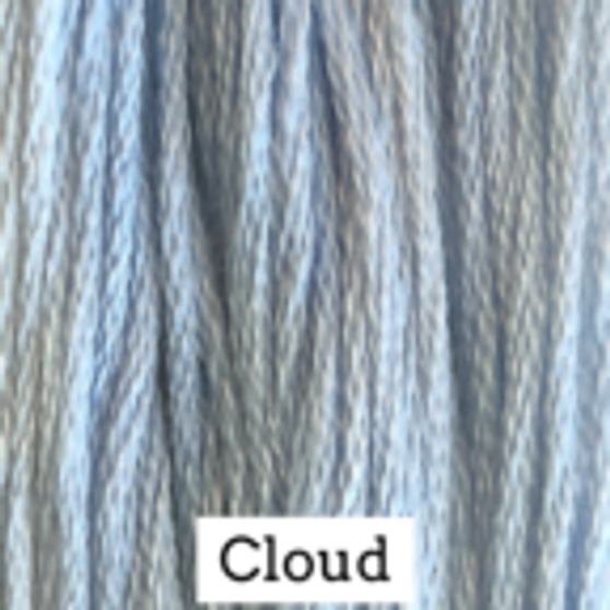 Classic Colorworks Hand Dyed Floss 5 yds Cloud